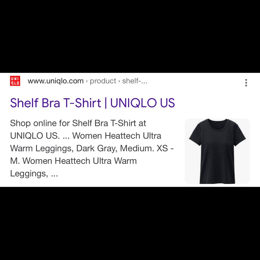 2 Uniqlo bra t shirt hidden bra dresses, seamless - Picture 6 of 10